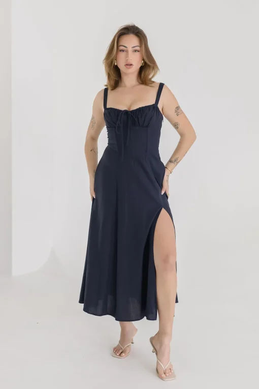 one shoulder cut out black dress Alexa Satin One-Shoulder Cut-Out Midi SF trunkshow Size:Coat Size 40 Size medium measures 60.5 BLACK MOCK NECK DRESS