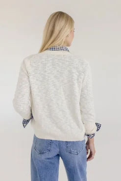 Cadence Long Sleeve Button Down Cardigan Nude