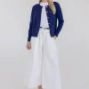 Calla High Waist Wide Leg Pants White
